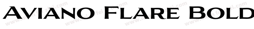 Aviano Flare Bold字体转换